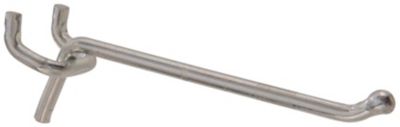 Image showing  Hardware Essentials Pegboard Single Hook, 0.207 in. x 4 in., Zinc