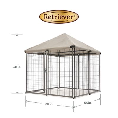Image showing  5 ft. x 4.5 ft. x 4.5 ft. Pet Retreat Portable Dog Kennel