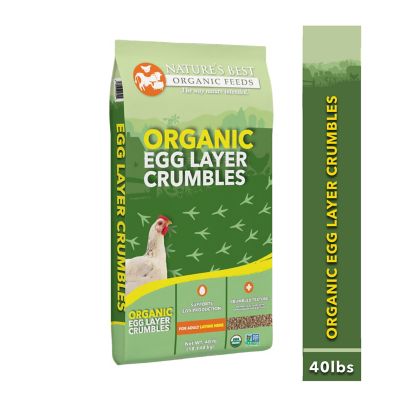 Nature's Best Organic Egg Layer Crumbles, 40 lb.