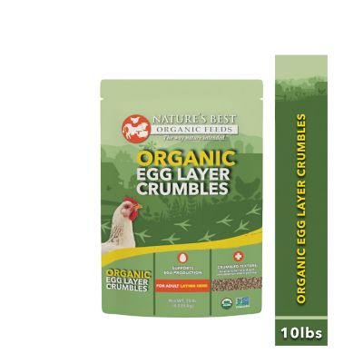 Nature's Best Organic Egg Layer Crumbles, 10lb.