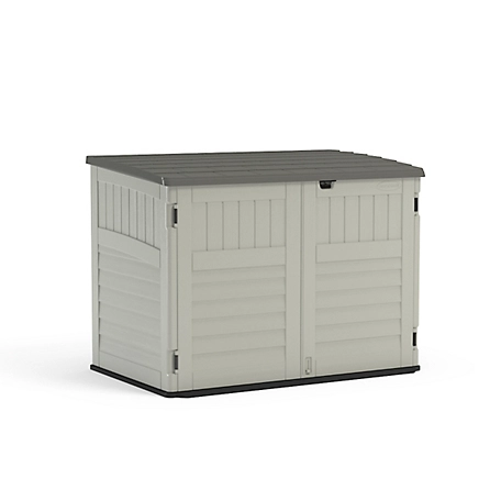 Suncast 53 in. H Stow Away Horizontal Shed, 70 cu. ft.