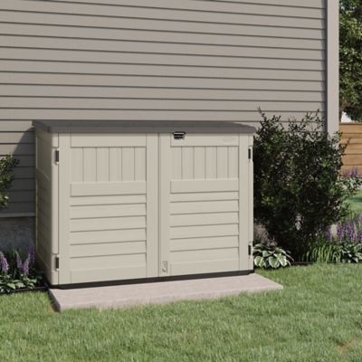 Details about   75 Gallon Storage Deck Box Outdoor Shed Garden Garage Patio Organizer Patio 