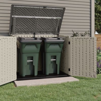 Image showing  44.25 in. x 70.5 in. Stow Away Horizontal Shed, 70 cu. ft.