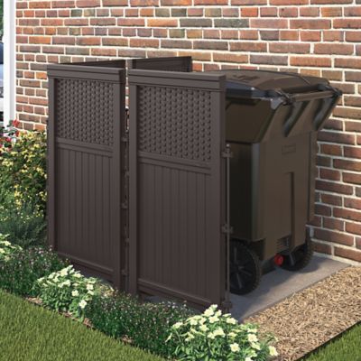 Image showing  Outdoor Wicker Enclosure, Brown