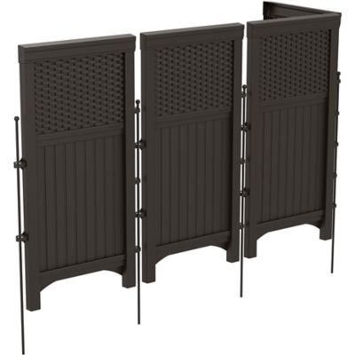 Image showing  Outdoor Wicker Enclosure, Brown