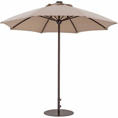 Trueshade Plus 9 Ft Automatic Market Umbrella With Sunbrella Fabric Light Antique Beige At Tractor Supply Co