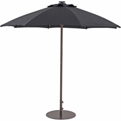 Trueshade Plus 9 Ft Automatic Market Umbrella With Sunbrella Fabric Light Black At Tractor Supply Co