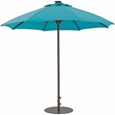 Trueshade Plus 9 Ft Automatic Market Umbrella With Sunbrella Fabric Light Aruba Uars098sar At Tractor Supply Co