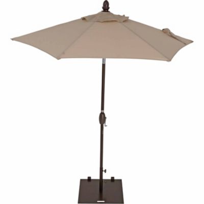 Trueshade Plus 7 Ft Garden Parasol With Push Button Tilt And Crank Antique Beige At Tractor Supply Co