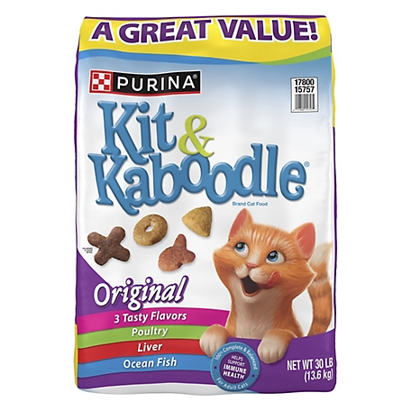 Kit & Kaboodle Purina Kit and Kaboodle Dry Cat Food Original Poultry, Liver and Ocean Fish Flavors