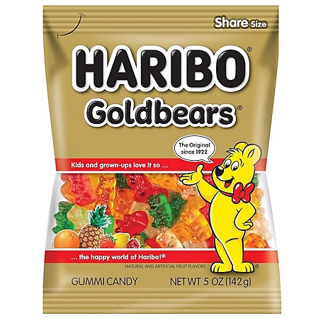 Haribo Gold Bears Peg 5oz