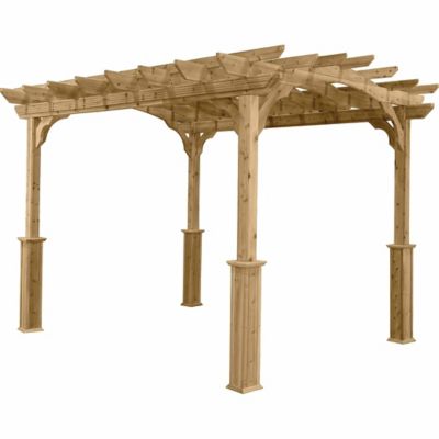 Suncast 10 ft. x 12 ft. Wood Pergola