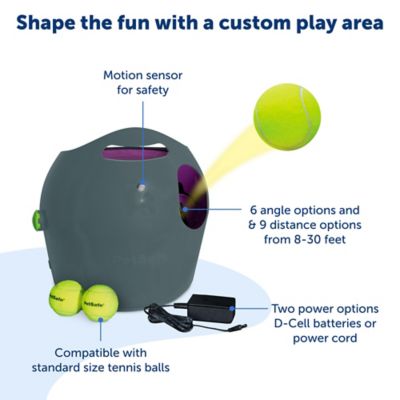 Image showing  Automatic Ball Launcher Dog Toy - Tennis Ball Throwing Machine for Dogs