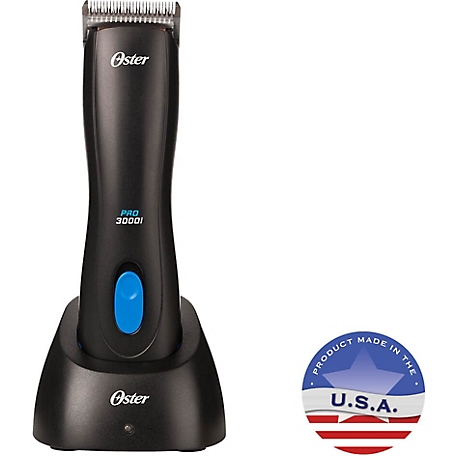 Oster Pro 3000i Cordless Pet Clipper for Grooming, #10 Blade