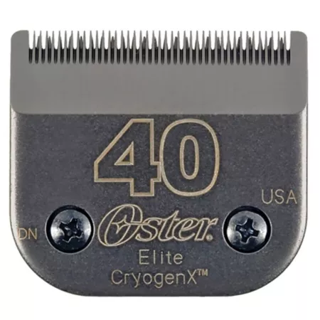 Oster #40 Elite Surgically Cut Titanium Carbonitride Pet Clipper Blade Pet Grooming Scissors & Shears