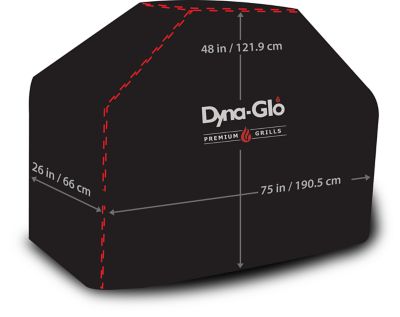 Image showing  75 in. Premium Gas Grill Cover, Black