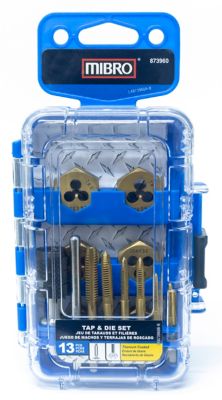 Image showing  13 pc. Tap and Die Set