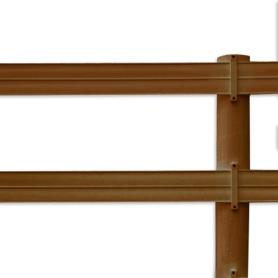 Image showing  660 ft. x 5 in. Flexible Horse Fence Rail, Brown