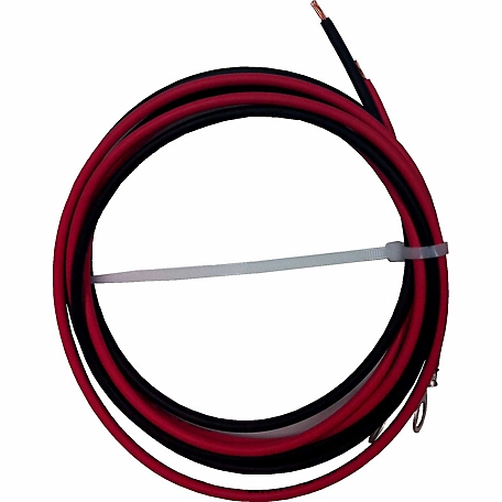 Grape Solar 5 ft. 10 AWG Bare Wire to Ring Lug Cable