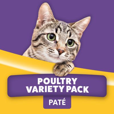 Image showing 5 th Paws & Claws All Life Stages Minced Chicken/Tuna/Turkey Wet Cat Food Variety pk., 5.5 oz., Pack of 32 Cans