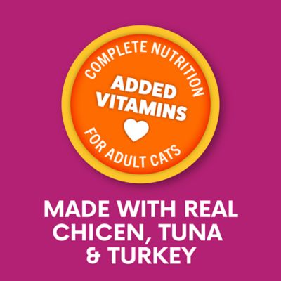 Image showing  All Life Stages Turkey and Giblets, Chicken and Tuna Chunks Wet Cat Food, 3 oz., Pack of 12 Pouches