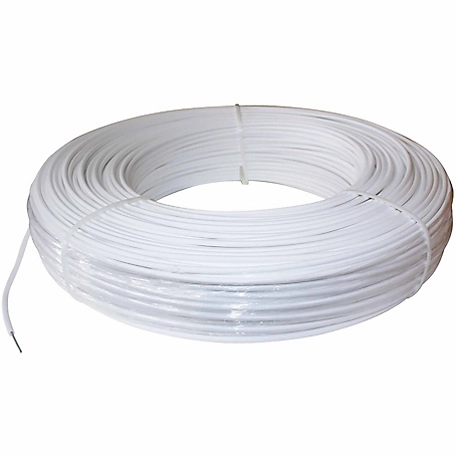 PolyPlus 1,320 ft. Coated Non-Electric High-Tensile Wire Fence Roll, White
