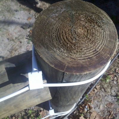 Image showing  Quick End Wire Terminator for 12.5 Gauge Wire, White