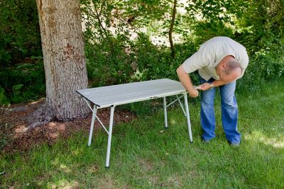 Image showing  Mesa Aluminum Rectangular Camp Table, 48 in. x 27 in.