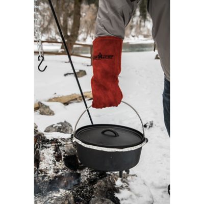 Image showing  Heat Guard Grill Gloves, Red