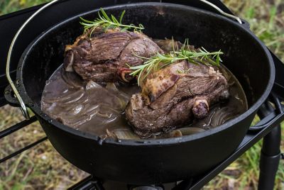 Image showing  Classic Cast Iron Dutch Oven, 14 in.