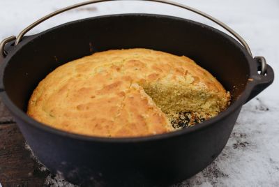 Image showing 6 th Camp Chef Classic Cast Iron Dutch Oven, 14 in.