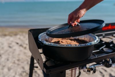 Image showing 7 th Camp Chef Classic Cast Iron Dutch Oven, 14 in.