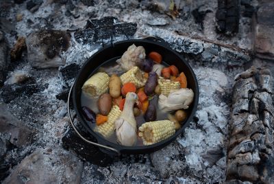 Image showing  Deluxe Cast Iron Dutch Oven, 10 in.