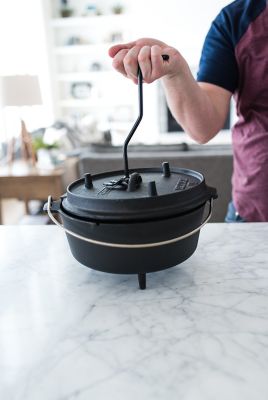 Image showing  Deluxe Cast Iron Dutch Oven, 10 in.