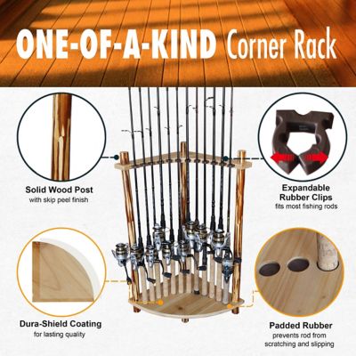 Image showing 8 th Rush Creek Creations 12-Rod Corner Rack