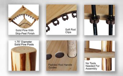 Image showing 9 th Rush Creek Creations 12-Rod Corner Rack