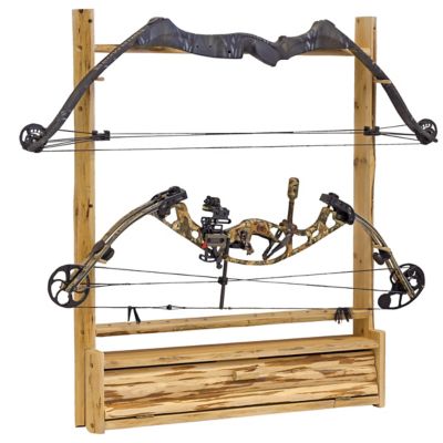 Image showing  2-Bow 12-Arrow Wall Rack with Storage