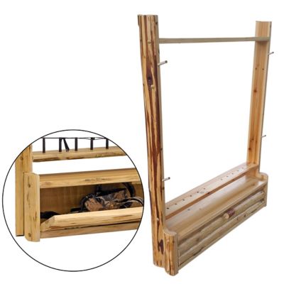 Image showing  2-Bow 12-Arrow Wall Rack with Storage