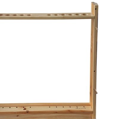 Image showing 5 th Rush Creek Creations 2-Bow 12-Arrow Wall Rack with Storage