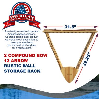 Image showing  2-Bow 12-Arrow Wall Rack