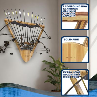 Image showing  2-Bow 12-Arrow Wall Rack