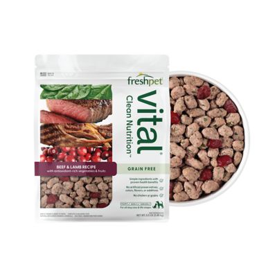Deli Fresh Vital Adult Grain-Free Beef and Lamb Recipe Wet Dog Food Roll, 5.5 lb. Roll, Pack of 4