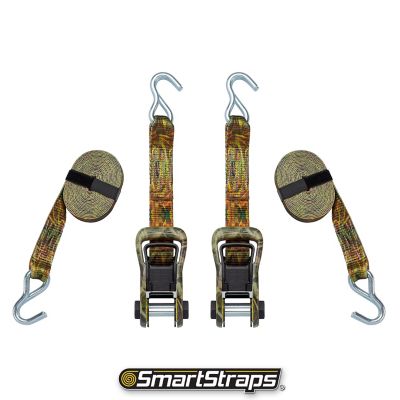 Image showing  1.5 in. x 14 ft. CamoX Ratchet Tie Down Straps, 1,667 lb., 2 pk.