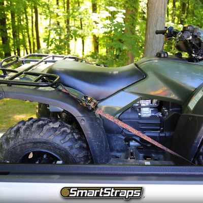 Image showing 8 th SmartStraps 1 in. x 6 ft. Retractable Ratchet, 500 lb., Camo, 4 pk.