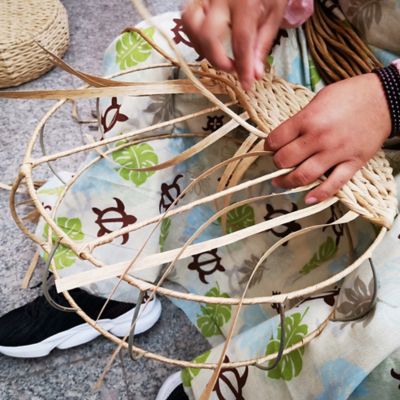 Image showing  Cozy Nest Handcrafted Basket Cat Bed, 16.5 in.