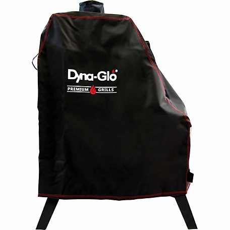 Dyna-Glo Premium Vertical Offset Charcoal Smoker Cover, 47.5 in., Black