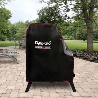 Image showing 5 th Dyna-Glo Premium Vertical Offset Charcoal Smoker Cover, 47.5 in., Black