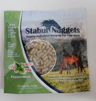 Stabul Peppermint Flavor Nuggets Horse Treats, 5 lb.