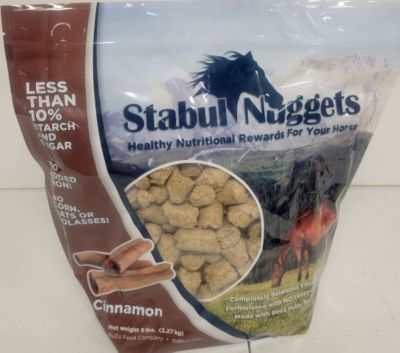 Stabul Cinnamon Flavor Nuggets Horse Treats, 5 lb.