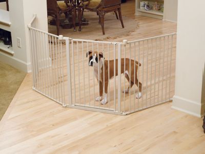 Image showing Carlson 30 in. Convertible Metal Pet Pen and Pet Gate, 144 in.